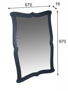 Зеркало настенное Берже 23 (серый графит) в Челябинске - предосмотр 6