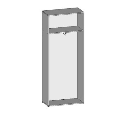 Шкаф для одежды НШ-5г, Серый в Челябинске - изображение 1