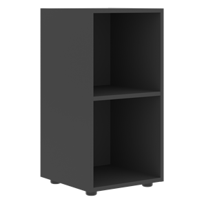 Низкий шкаф колонна FORTA Черный Графит FLC 40 (399х404х801) в Миассе