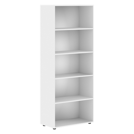 Шкаф широкий высокий FORTA Белый FHC 80 (798х404х1965) в Миассе - изображение