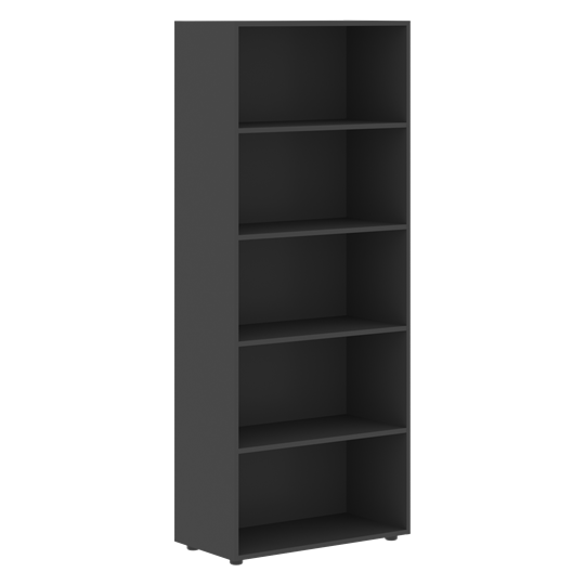 Шкаф высокий FORTA Черный Графит FHC 80 (798х404х1965) в Миассе - изображение 1