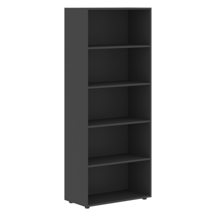 Шкаф высокий FORTA Черный Графит FHC 80 (798х404х1965) в Миассе - изображение