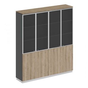 Шкаф для документов со стеклянными дверьми Speech Cube (180.2x40x203.4) СИ 315 ДС АР ДС/ХР в Миассе