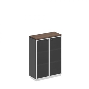 Шкаф для документов средний стекло в рамке Speech Cube (90x40x124.6) СИ 319 ДГ АР ХР в Челябинске