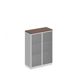Шкаф для документов средний стекло в рамке Speech Cube (90x40x124.6) СИ 319 ДГ БП ХР в Челябинске