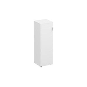Шкаф для документов средний узкий закрытый Комфорт КФ, белый премиум (40x38x123) К.359 БП в Магнитогорске