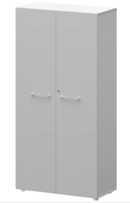 Шкаф распашной с 2-мя дверьми Kortez СМШ48F, Белый брилиант в Челябинске