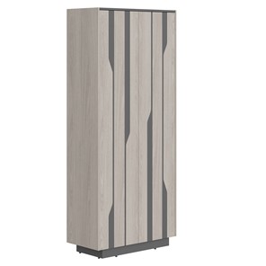 Шкаф гардероб LINE Дуб-серый-антрацит СФ-574401 (900х430х2100) в Миассе
