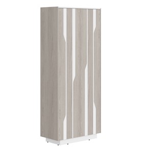 Шкаф для одежды LINE Дуб-серый-белый СФ-574401 (900х430х2100) в Миассе