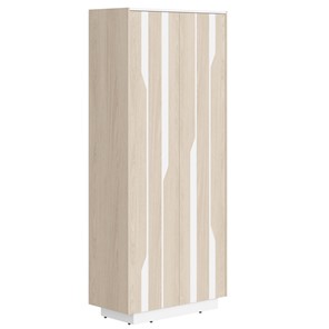 Шкаф гардероб LINE Дуб-светлый-белый СФ-574401 (900х430х2100) в Копейске