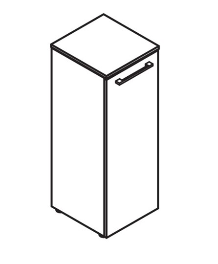 Шкаф колонна MORRIS Дуб Базель/Венге Магия MMC 42.1 (429х423х1188) в Копейске - изображение 2