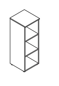 Шкаф колонна MORRIS Дуб Базель/Венге Магия MMC 42.1 (429х423х1188) в Копейске - предосмотр 1
