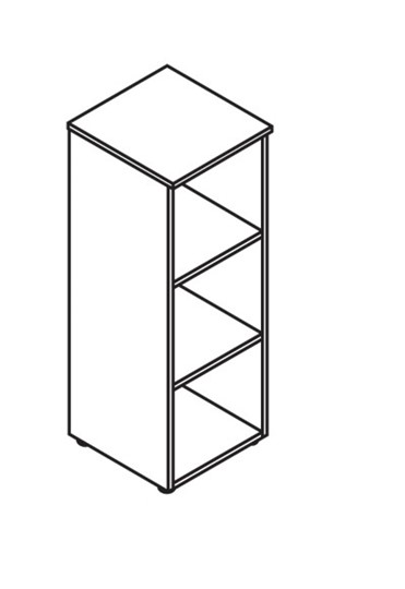 Шкаф колонна MORRIS Дуб Базель/Венге Магия MMC 42.1 (429х423х1188) в Копейске - изображение 1