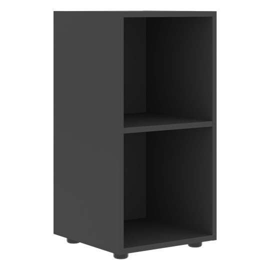Низкий шкаф колонна с правой дверью FORTA Черный Графит FLC 40.1 (R) (399х404х801) в Копейске - изображение 1