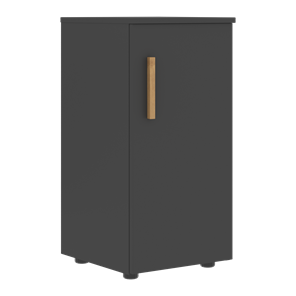 Низкий шкаф колонна с правой дверью FORTA Черный Графит FLC 40.1 (R) (399х404х801) в Магнитогорске