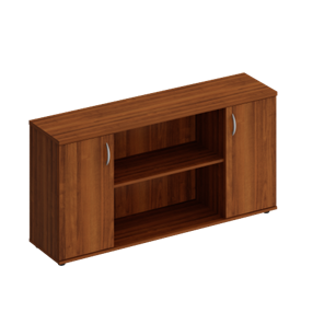 Шкаф комбинированный низкий Комфорт, французский орех (154x38x75) К.521 в Магнитогорске