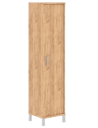 Шкаф офисный Born В-431.6 R правый колонка высокая с глухой дверью 475х450х2054 мм, Дуб Бофорд в Челябинске - изображение