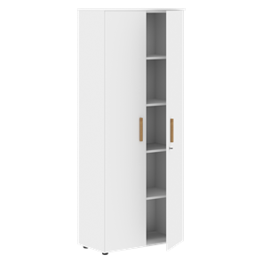 Широкий шкаф высокий FORTA Белый FHC 80.1(Z) (798х404х1965) в Магнитогорске
