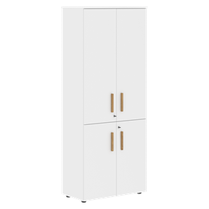 Шкаф с глухими средними и малыми дверьми FORTA Белый FHC 80.3(Z) (798х404х1965) в Челябинске - предосмотр
