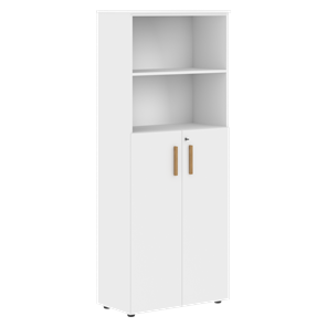 Широкий шкаф высокий FORTA Белый FHC 80.6(Z) (798х404х1965) в Златоусте
