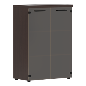 Шкаф TORR LUX TMC 85.2 со стеклянными дверьми и топом 854х452х1203 Венге Магия в Копейске