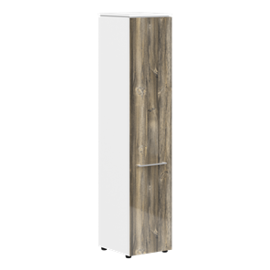 Шкаф высокий MORRIS  Дуб Базель/Белый MHC 42.1 (429х423х1956) в Магнитогорске