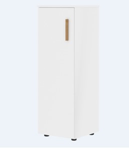 Средний шкаф колонна с левой дверью FORTA Белый FMC 40.1 (L) (399х404х801) в Копейске