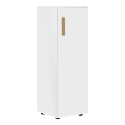 Средний шкаф колонна с глухой дверью правой FORTA Белый FMC 40.1 (R) (399х404х801) в Челябинске - изображение