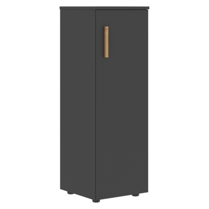Шкаф колонна средний с правой дверью FORTA Черный Графит  FMC 40.1 (R) (399х404х801) в Челябинске - изображение