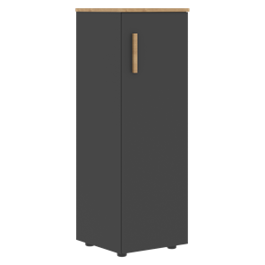 Шкаф колонна средний с правой дверью FORTA Графит-Дуб Гамильтон   FMC 40.1 (R) (399х404х801) в Магнитогорске