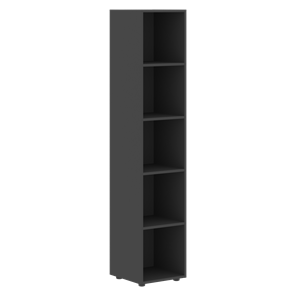 Высокий шкаф колонна FORTA Черный Графит FHC 40 (399х404х1965) в Миассе