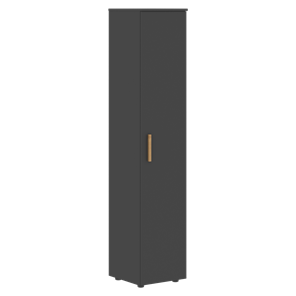 Высокий шкаф с глухой дверью колонна FORTA Черный Графит  FHC 40.1 (L/R) (399х404х1965) в Магнитогорске