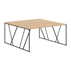 Двойной стол LOFTIS Дуб Бофорд  LWST 1516 (1560х1606х750) в Челябинске