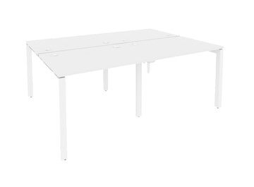 Письменный стол O.MP-D.RS-4.1.7 Белый/Белый бриллиант в Магнитогорске