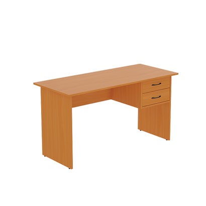 Письменный стол со встроеной тумбой Классик SM140 R 1400x600x751 в Копейске - изображение