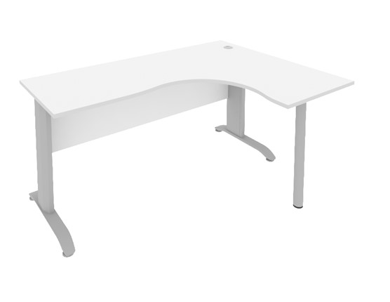 Письменный стол ПЛ.СА-4 Пр 1600х1200х755 Белый в Миассе - изображение