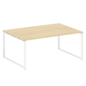 Стол для совещаний БО.ПРГ-1.5 (Белый/Акация Лорка) в Миассе