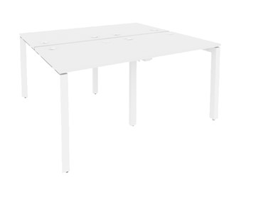 Письменный стол O.MP-D.RS-4.0.8 Белый/Белый бриллиант в Магнитогорске