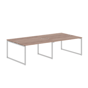 Переговорный стол XTEN-Q Дуб-сонома-серебро XQWST 2814 (2806х1406х750) в Копейске