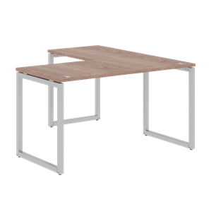Письменный стол угловой левый XTEN-Q Дуб-сонома- серебро XQCT 1415 (L) (1400х1500х750) в Копейске
