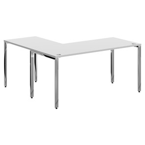 Письменный угловой  стол для персонала правый XTEN GLOSS  Белый XGCT 1615.1 (R) (1600х1500х750) в Копейске