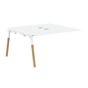 Переговорный стол FORTA Белый-Белый-Бук FIWST 1313 (1380х1346х733) в Златоусте