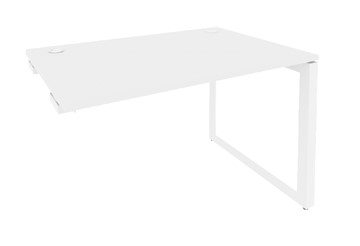 Стол приставной к тумбе O.MO-SPR-2.8 Белый/Белый бриллиант в Магнитогорске