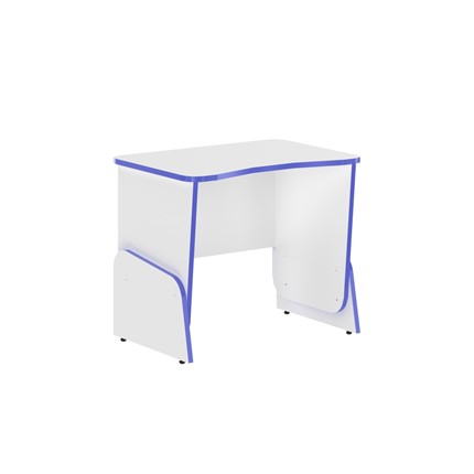 Компьютерный стол Skill STG 7050, Белый /Дельфт (Синий) в Миассе - изображение