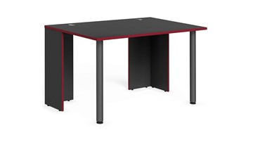 Стол для компьютера SKILLL SSTG 1385.1 , (1360x850x750), Антрацит/ Красный в Копейске - предосмотр 1