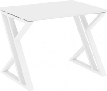 Письменный стол Loft VR.L-SRZ-2.7, Белый Бриллиант/Белый металл в Челябинске
