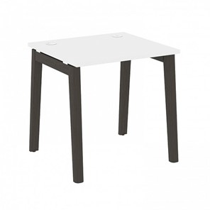 Стол для офиса Onix Wood OW.SP-0.8, Белый Бриллиант/Дуб темный в Челябинске