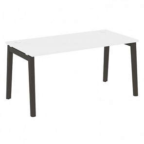 Стол для руководителя Onix Wood OW.SP-4.8, Белый Бриллиант/Дуб темный в Копейске