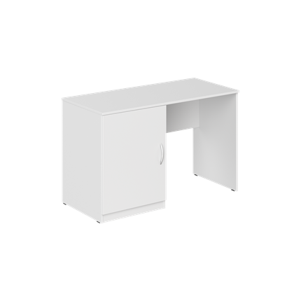 Стол с местом для холодильника KANN KTFD 1255 L  Левый 1200х550х750 мм. Белый в Челябинске - изображение