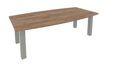Офисный стол для переговоров KPRG-1 Серый/Дуб Табак в Миассе